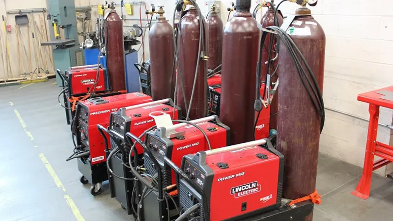 Lincoln Electric Mig and Tig welders at UTI